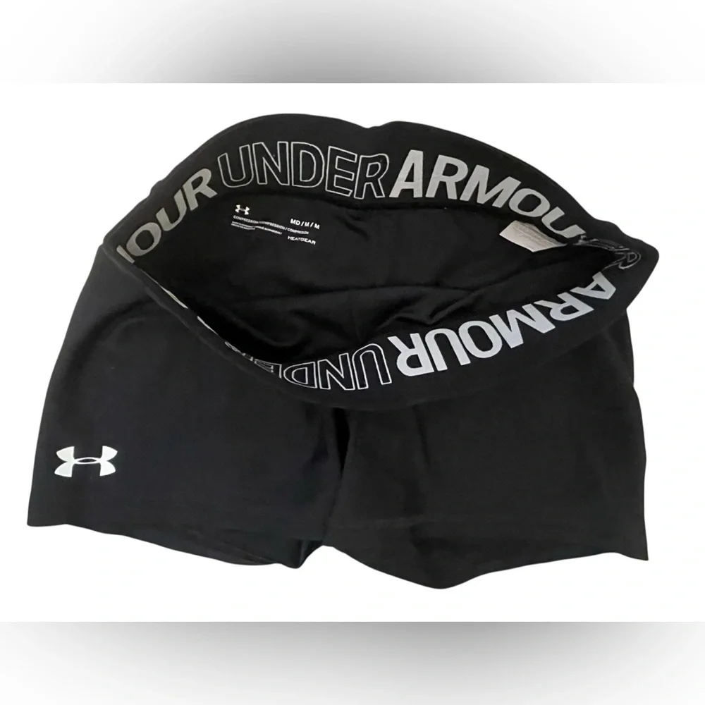 Under Armour Black Athletic Compression Shorts